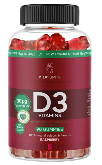 VitaYummy D3 Raspberry 90pcs