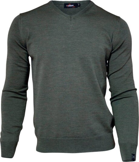 Ivanhoe Merino V Neck Grønn Golfgenser herre Grön (Rifle Gr 426) XXX Large