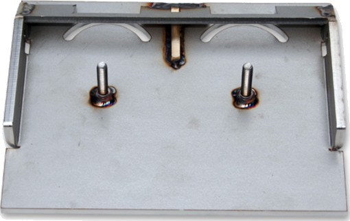 Atmos-plate for herding med hull for elektriske tennere for A45-brenner Atmos-plate for herding med hull for elektriske tennere for A45-brenner