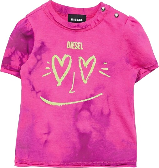 Diesel Tintdb T Shirt Pink 68