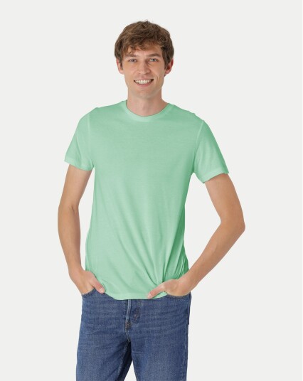 Neutral Organic   Mens Fitted T shirt Grønn