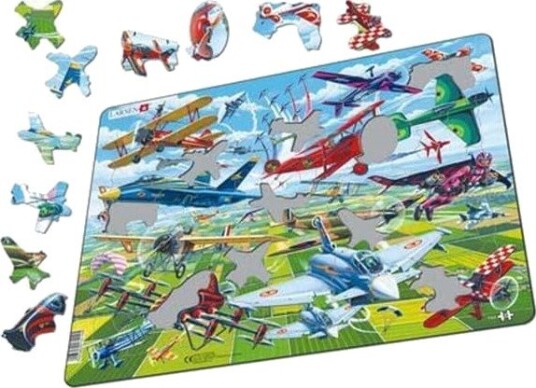 Larsen Puzzles Puzzle Aerobatics 64 pieces Maxi 36.5x28.5cm 2D Puslespill