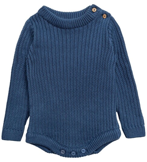 Hanevild Ensign Blue Albert Romper 86