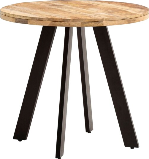 Spisebord Wohnling rundt massivt tre moderne landlig stil 80 cm - 80 cm