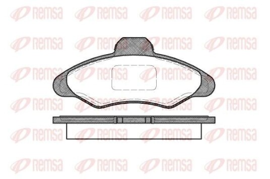 Bremseklosser REMSA 0331.00 Bremseklosser REMSA 0331.00