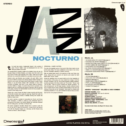 Jesus Chucho Valdes  Jazz Nocturno  LP/Vinyl