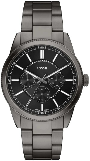 Fossil Herreklokke FS6136 Pearson Sort/Stål Ø42 mm