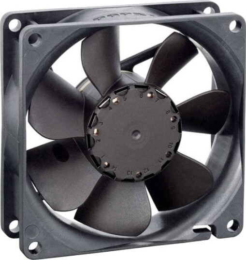 Ebm Papst 8412N/2Gmle-257 Aksialvifte 12 V/Dc 42 M³/T L X B X H 80 X 80 X 25.4mm Ebm Papst 8412N/2Gmle-257 Aksialvifte 12 V/Dc 42 M³/T L X B X H 80 X 80 X 25.4mm