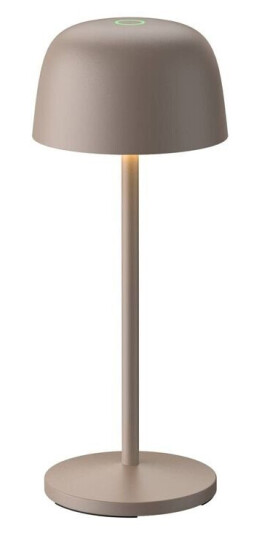 Lindby Arietty LED-bordlampe, batteri, sandbeige