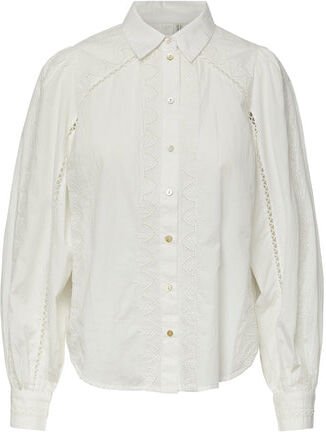 Y . A . S Yaskenora LS Shirt - Star White S
