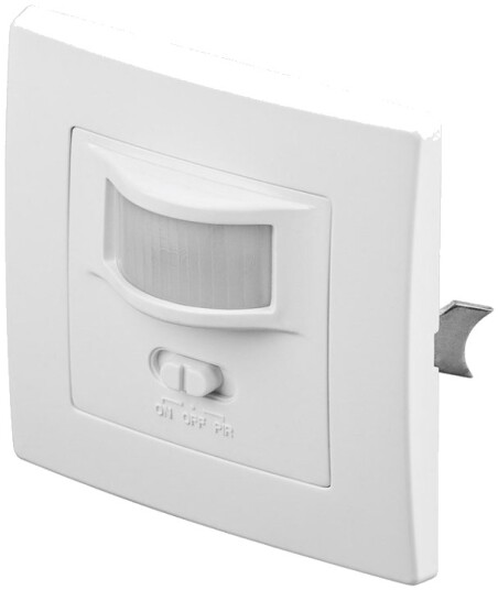 Goobay Infrarød bevegelsesdetektor for innfelt veggmontering 160° deteksjon 9 m rekkevidde for innendørs bruk IP20 LED tilpasset