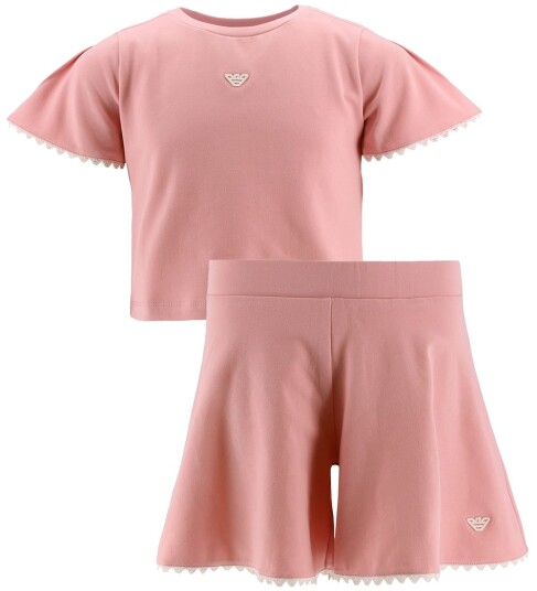 Emporio Armani Shorts/T skjorte   Rosa Nektar   Emporio Armani   8 år 128   Shorts