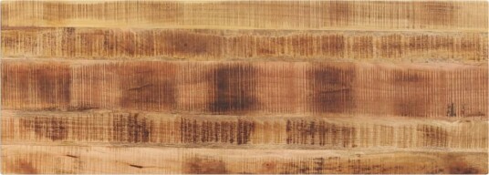 Bordplate 140x50x3,8 cm rektangulær grovt heltre mango
