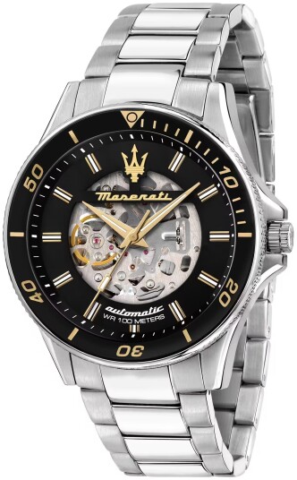 Maserati Herreklokke R8823140014 Sfida Sort/Stål Ø44 mm
