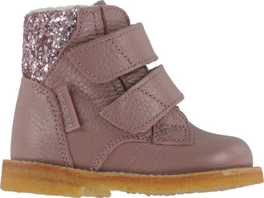 ANGULUS Boots   Flat   With Velcro   Pink   23