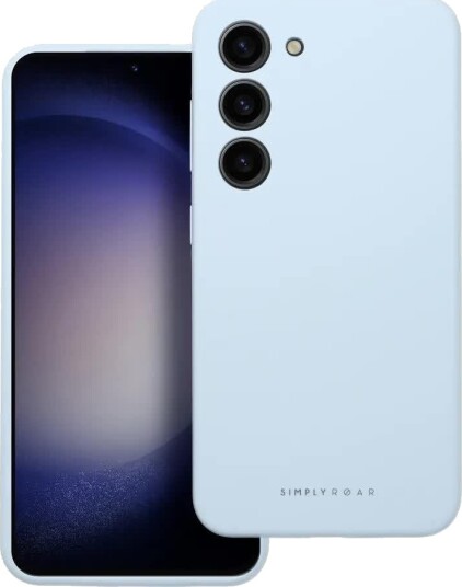 ROAR Cloud Skin Deksel for Samsung Galaxy S25 5G Lyseblå
