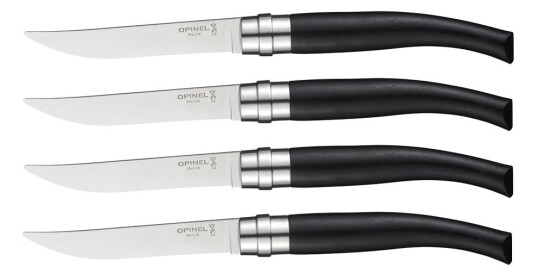 Opinel Chic stekekniver 4 stk ebony Opinel Chic stekekniver 4 stk ebony