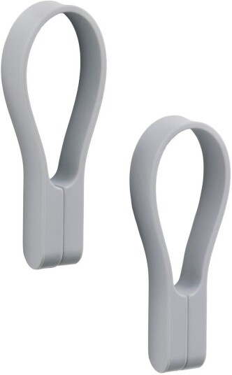 Zone Loop håndklekrok magnet 2 pakning Gull grey
