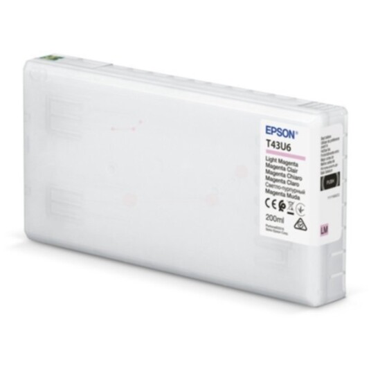 Epson C13T43U640 Epson T43U6 Blekkpatron lys magenta Epson C13T43U640 Epson T43U6 Blekkpatron lys magenta
