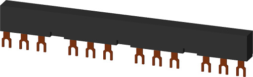 Siemens Samleskinneavstand 55mm For 4 Brytere Og Tilbehør 3RV1915-2CB