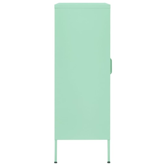 vidaXL Oppbevaringsskap myntegrønn 80x35x101,5 cm stål vidaXL Oppbevaringsskap myntegrønn 80x35x101,5 cm stål