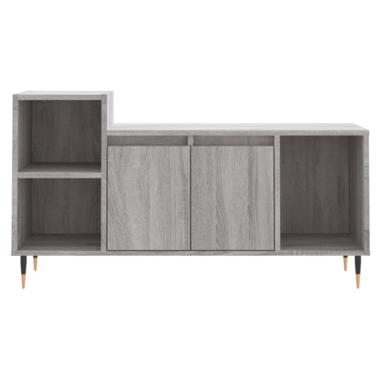vidaXL TV-benk grå sonoma 100x35x55 cm konstruert tre 8721012113534 vidaXL TV-benk grå sonoma 100x35x55 cm konstruert tre 8721012113534