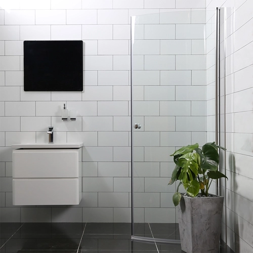 Bathlife Allsidig Dusjdør 80 cm, Alu Blank/Klart Glass Bathlife Allsidig Dusjdør 80 cm, Alu Blank/Klart Glass