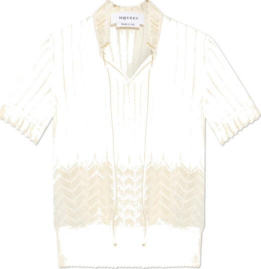 Alexander McQueen Dame Bluser & Skjorter Beige XS, Alexander McQueen Dame Bluser & Skjorter Beige XS,