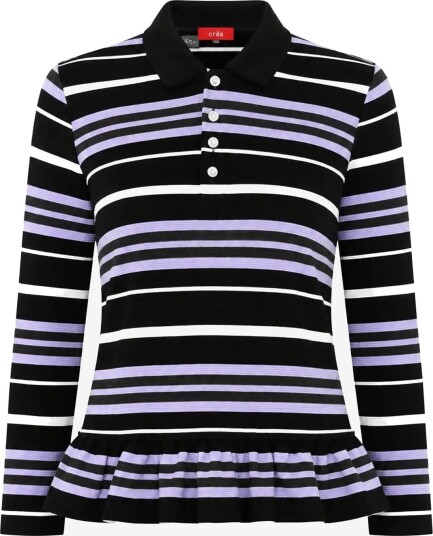 crās Penelopecras Polo   BLACK LAVENDER STRIPE   38