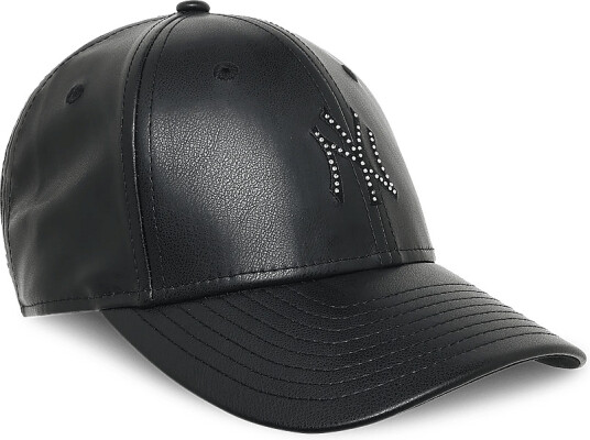 New Era Wmns Diamante Pu 9Forty Mc Ne   Black   ONE SIZE