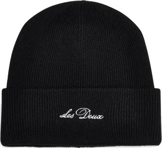 Les Deux Signature Beanie Luer Svart