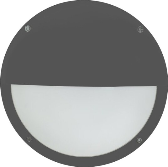 Oko Halvskærm 6W/12W 330Lm 520Lm 3000K 4000K Ik10 Ip65 C4 Antracit Oko Halvskærm 6W/12W 330Lm 520Lm 3000K 4000K Ik10 Ip65 C4 Antracit
