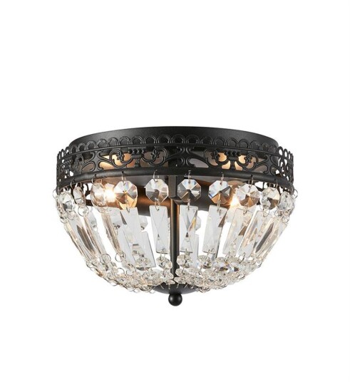 Marksløjd Etienne taklampe 25 cm - Svart/Klar