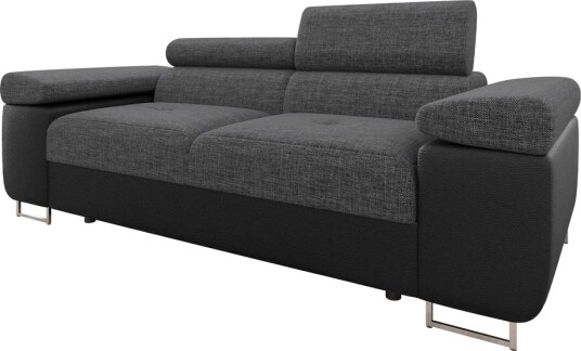 Gabina Sofa 2 seter Svart/Grå