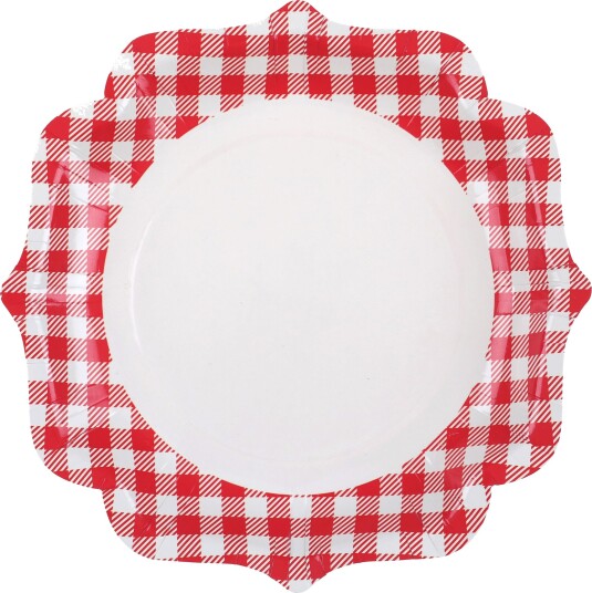 Santex Papptallerken Countryside 10-pakning 7269 0-7