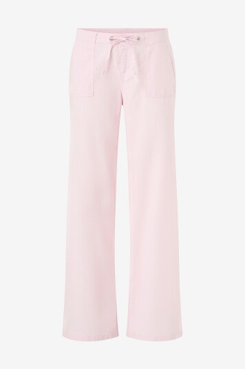 Gina Tricot   Linbukser Linen Blend Trousers   Lilla
