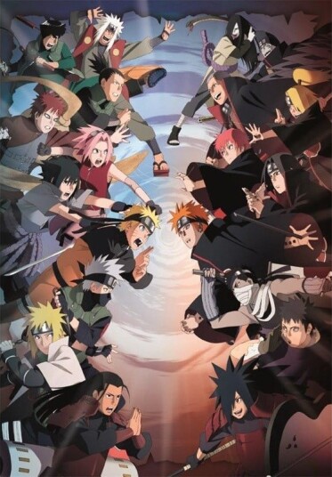 Clementoni Puzzle HQC Naruto 1000 pieces 2D Puslespill
