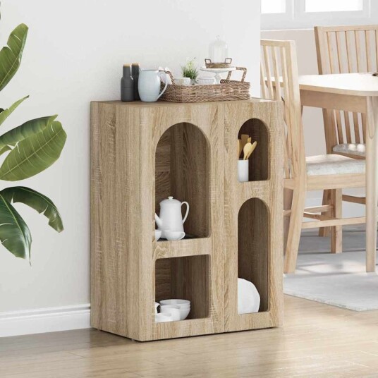 Serviesskap Sonoma eik 59 x 35 x 80.5 cm Konstruert tre Serviesskap Sonoma eik 59 x 35 x 80.5 cm Konstruert tre