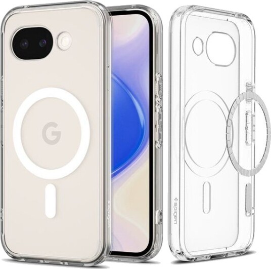 Spigen Ultra Hybrid MagSafe Mobildeksel for Google Pixel 10a - Gjennomsiktig Hvit