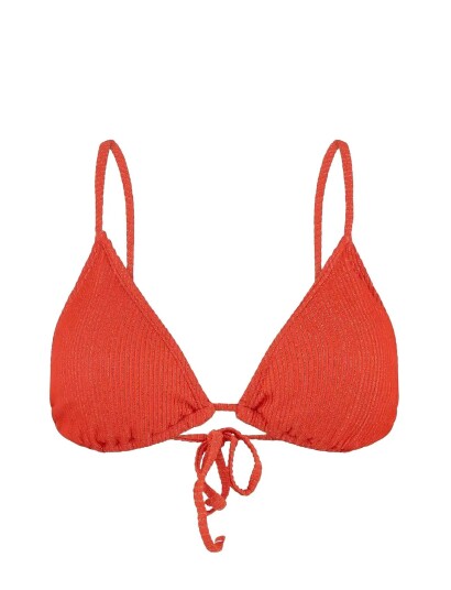 Becksöndergaard Lyx Bella Bikini Top Coral S