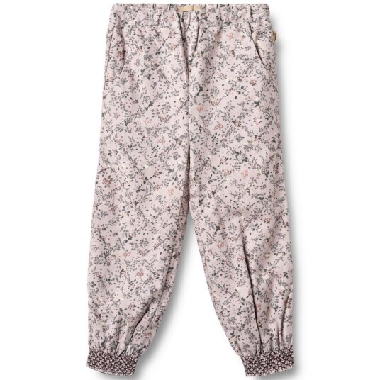 Wheat Trousers Lined Sara – lilac checked flowers 110 Wheat Trousers Lined Sara – lilac checked flowers 110