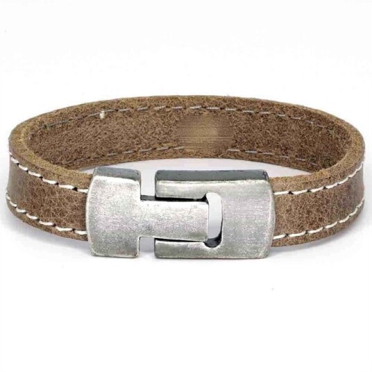 MaZo armbånd for menn brunt skinn MaZo armbånd for menn brunt skinn