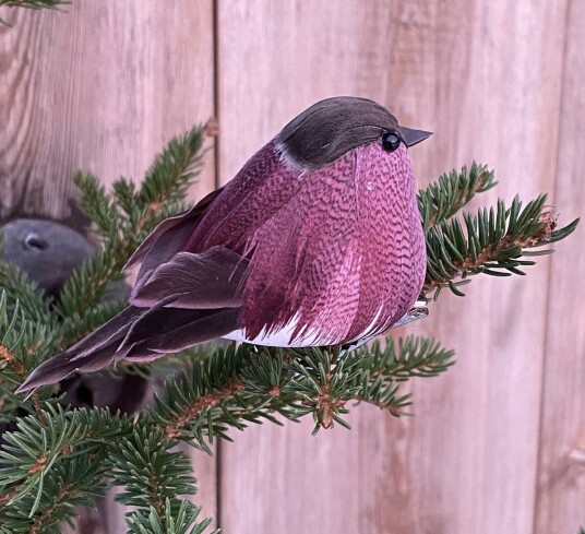 Und Småfugl med klips Purple