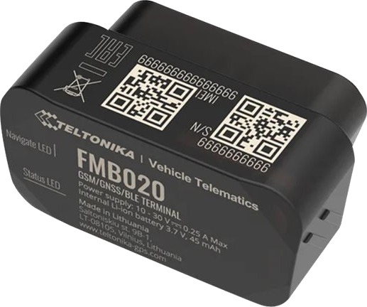 Teltonika Fmb020 Gps/Glonass/Galileo/Beidou/Qzss Sporingsenhet Teltonika Fmb020 Gps/Glonass/Galileo/Beidou/Qzss Sporingsenhet