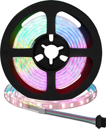 vidaXL LED Stripe 2 stk. Svart og gjennomsiktig Kobber og plast
