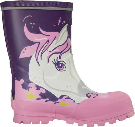 Viking Jolly Print Gummistøvler Purple 26
