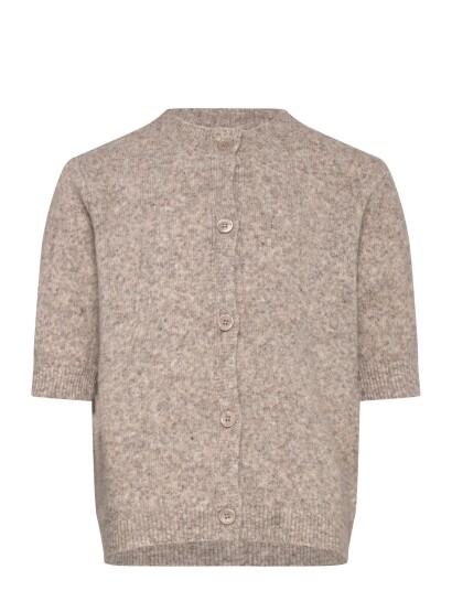Grunt Grisa Ss Knit Cardigan Grey 164 Grunt Grisa Ss Knit Cardigan Grey 164