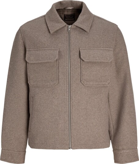 Jack & Jones Jprbluwakefield Wool Blend Jacket Sn GREIGE M Jack & Jones Jprbluwakefield Wool Blend Jacket Sn GREIGE M