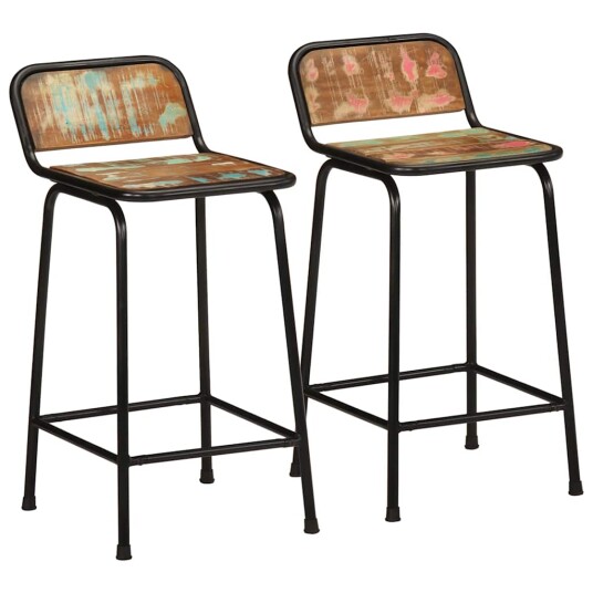 Barkrakker 2 stk 46x35,5x80 cm gjenvunnet heltre 8721102922282 Barkrakker 2 stk 46x35,5x80 cm gjenvunnet heltre 8721102922282