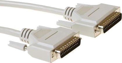 Act Seriekoblingskabel 1,8 M 1:1 25 Pins D Sub Hann Til 25 Pins D Sub Hann Ak4015